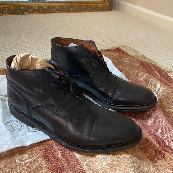 FRYE MEN LACE UP BOOTS - Picture 1 of 8